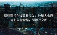 蘑菇影视在线观看突发：神秘人亲曝电影天堂全程，引爆社交圈